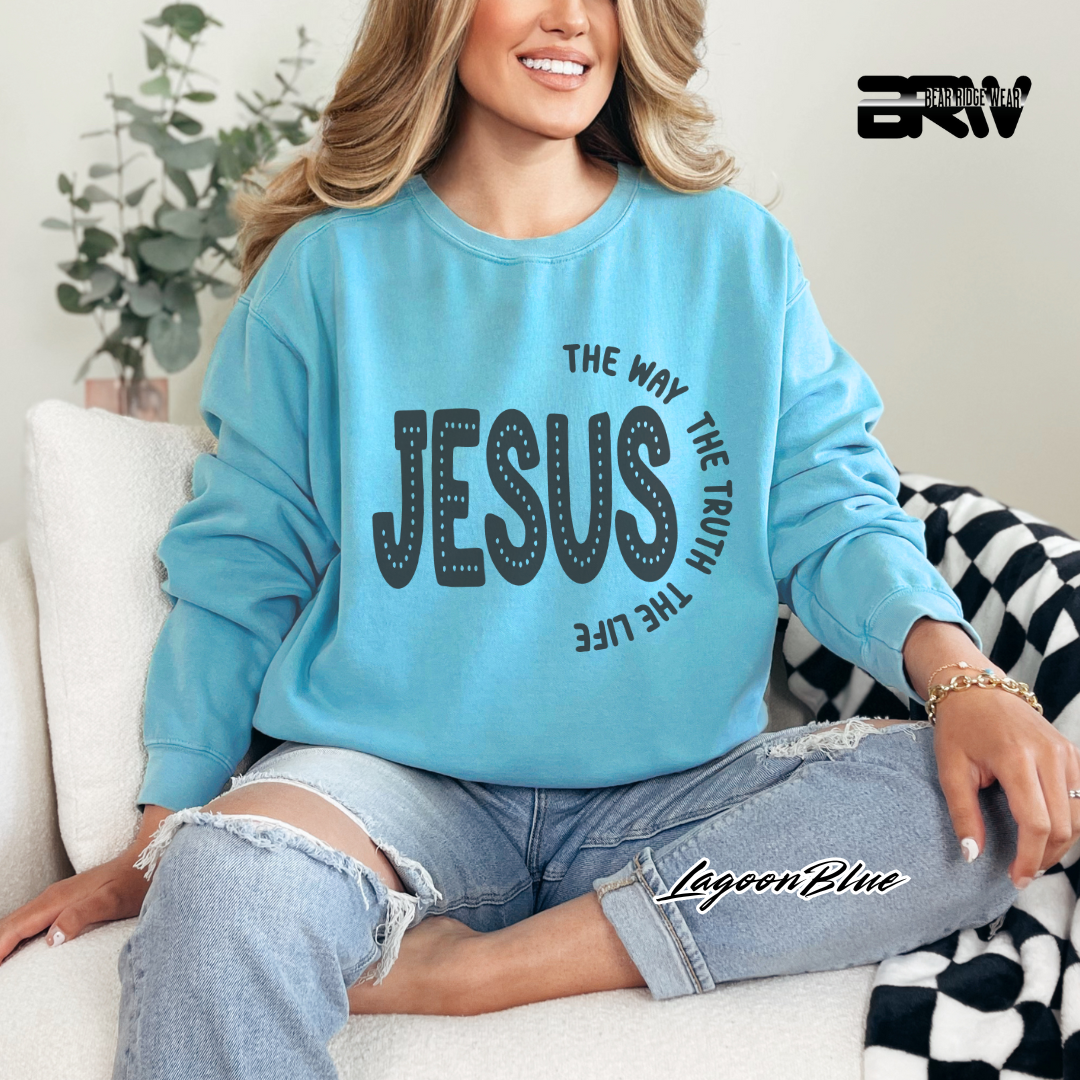 'Jesus The Way, The Truth, The Life' Faith Long-sleeve Tee