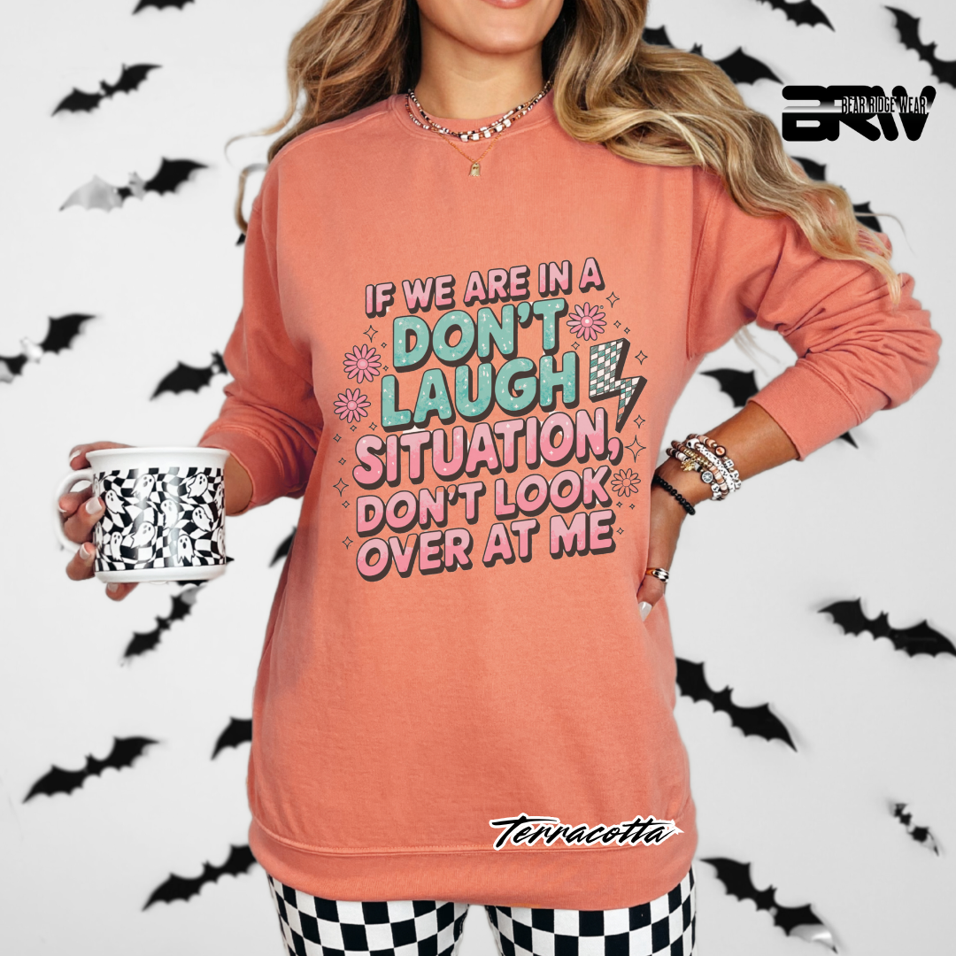 'Don't Laugh Situation' Long-Sleeve Tee