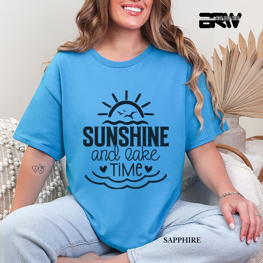 'Sunshine And Lake Time' 3 Summer Tee