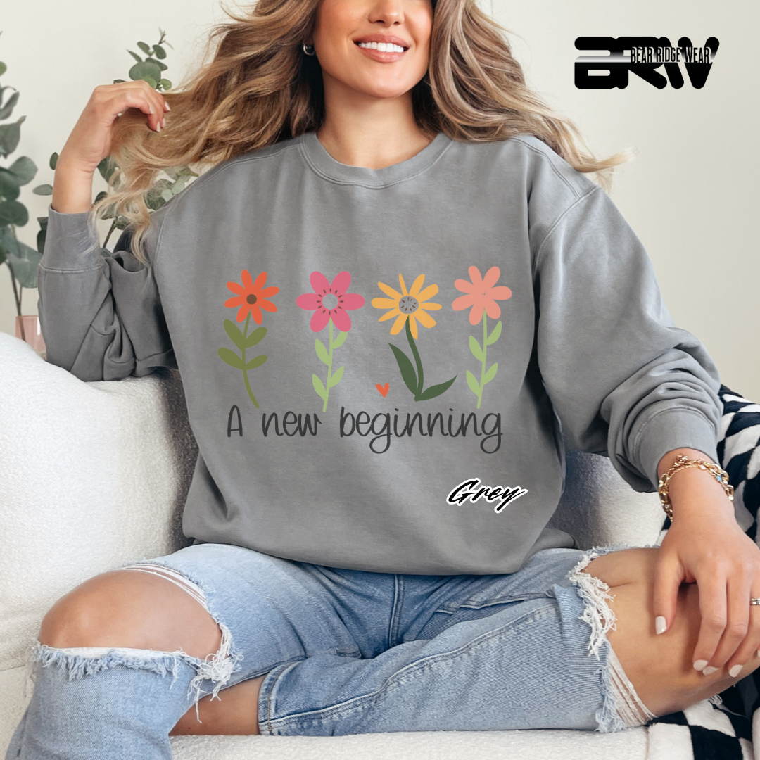 'A new beginning' Crewneck Sweatshirt