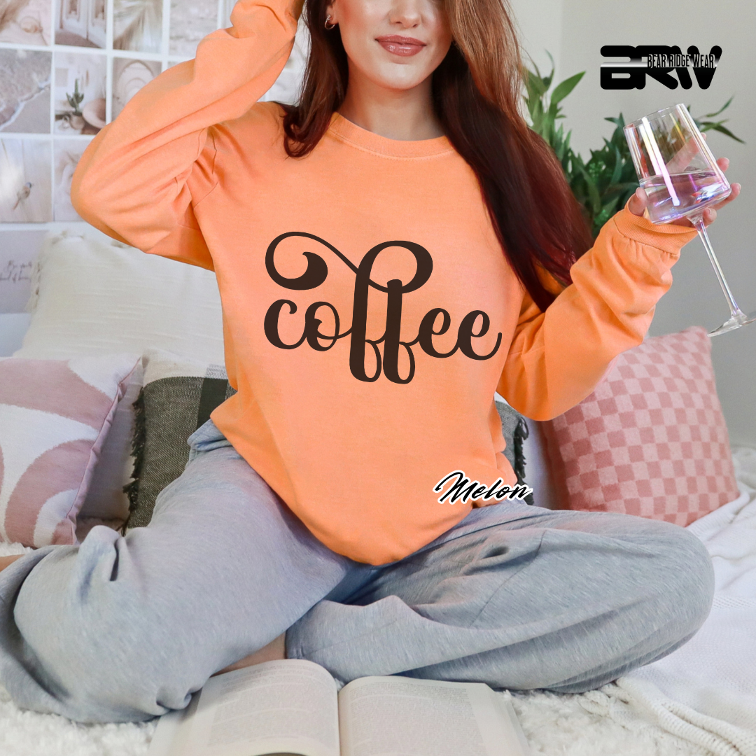 'Coffee' Long-Sleeve Tee