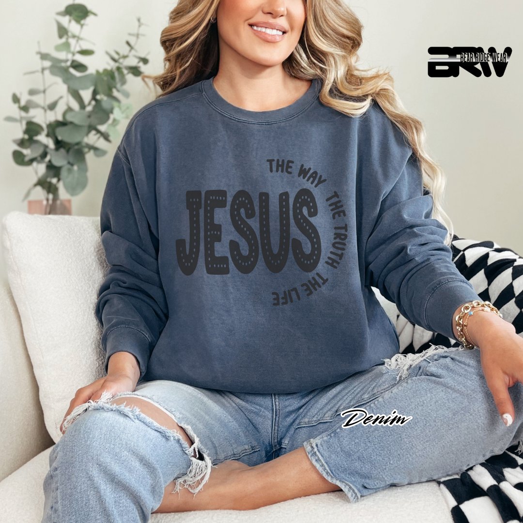 'Jesus The Way, The Truth, The Life' Faith Long-sleeve Tee
