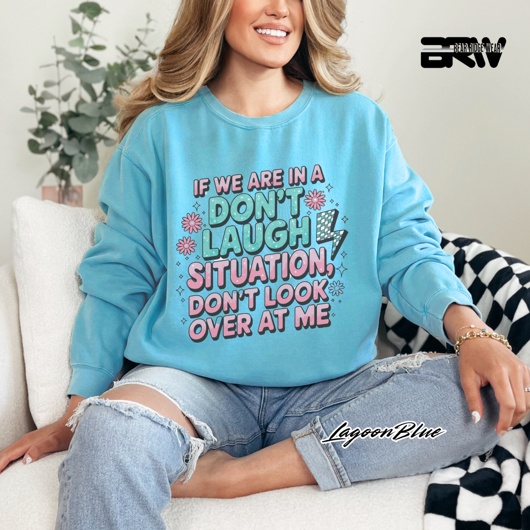 'Don't Laugh Situation' Long-Sleeve Tee