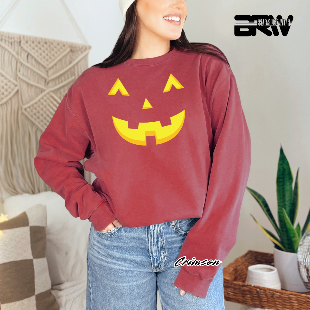 'Jack o Lantern' Fall Crewneck Sweatshirt