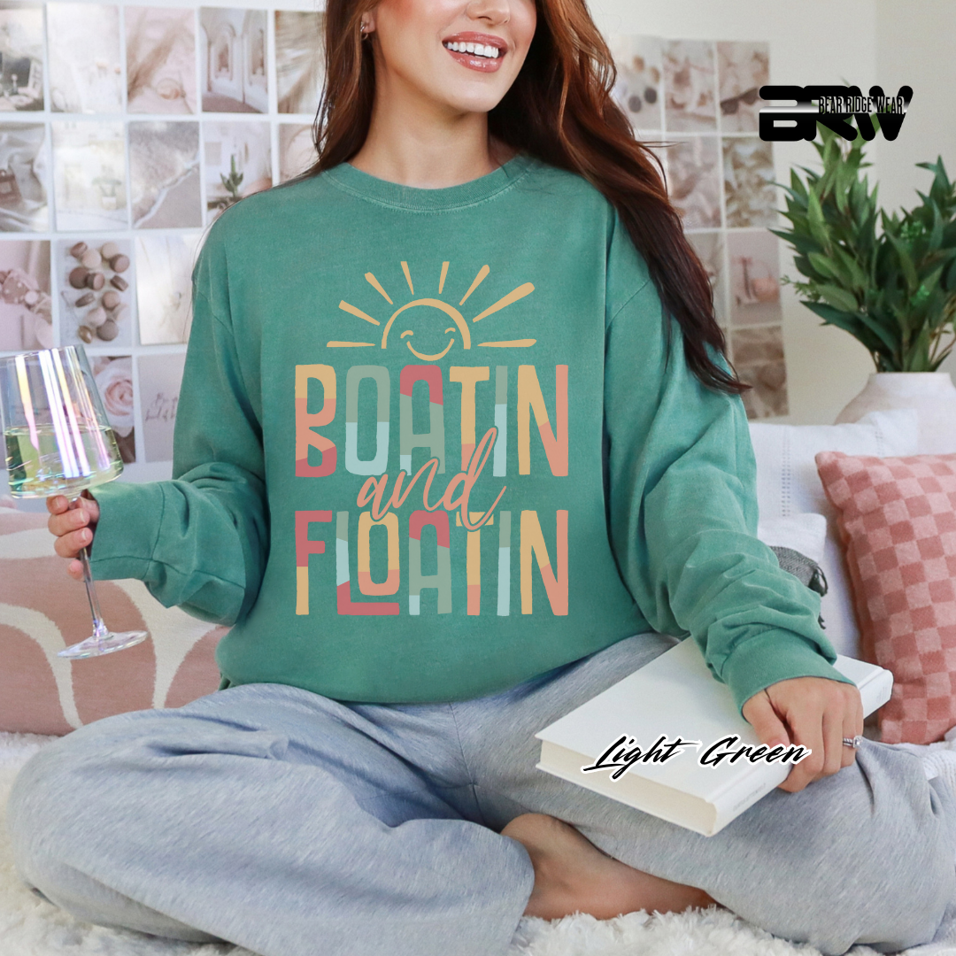 'Boat In and Float In' Long Sleeve Tee