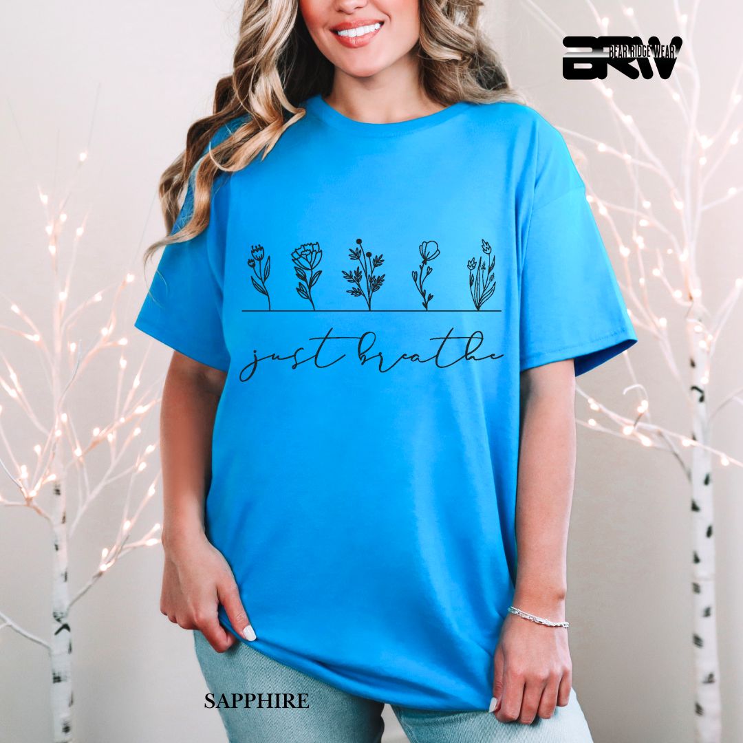 'Just Breathe' Everyday Tee