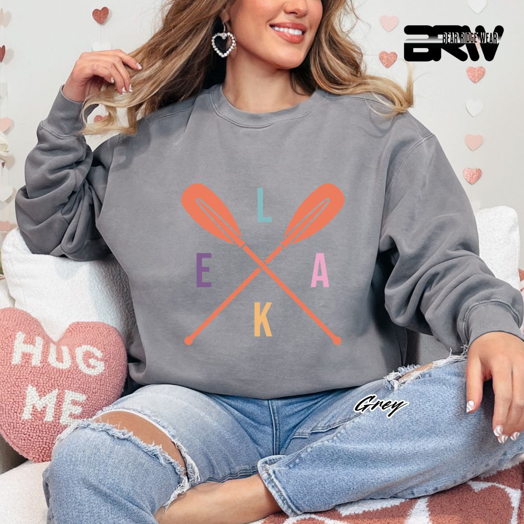 'Lake-Oars' Summer Crewneck Sweatshirt