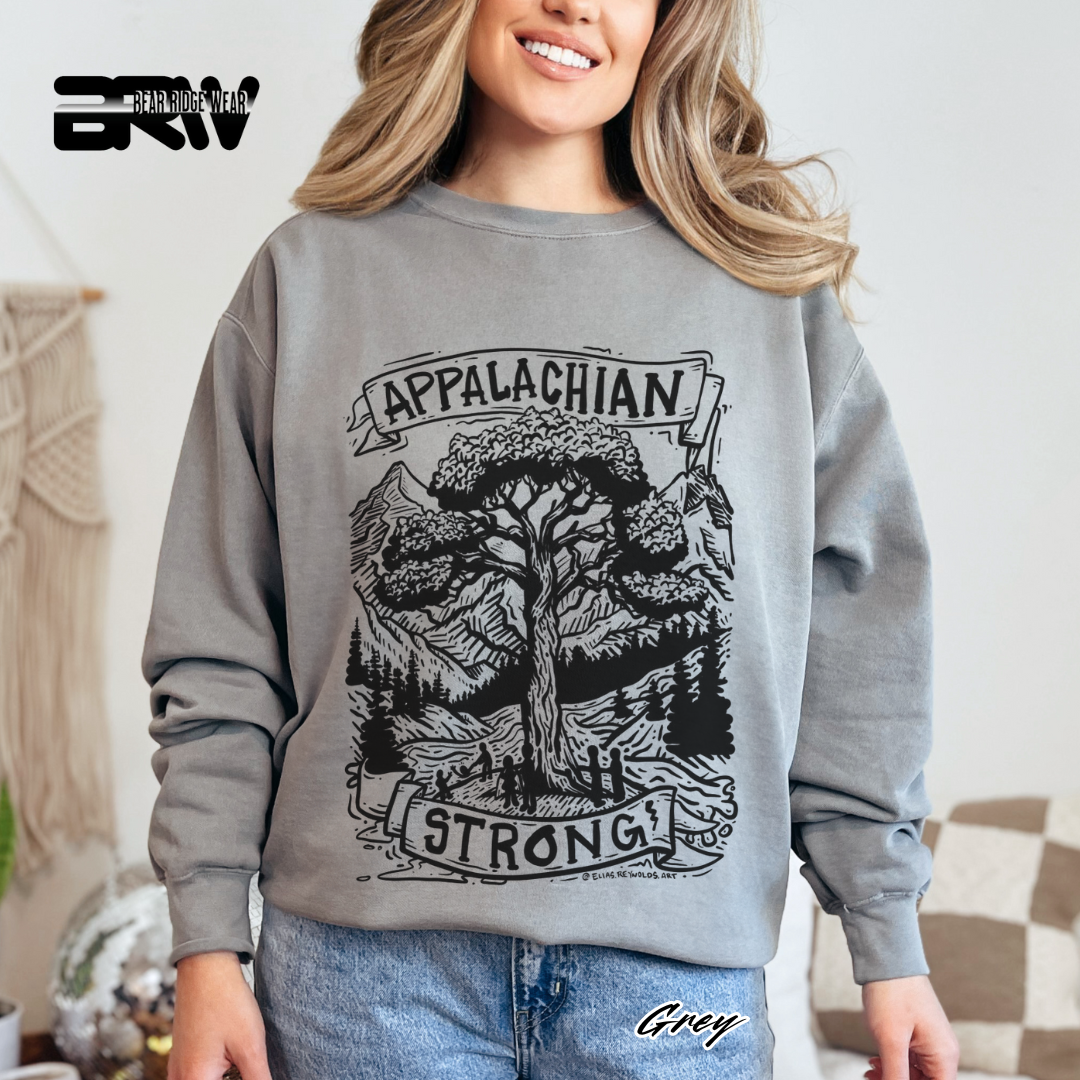 'Appalachian Strong' Crewneck Sweatshirt