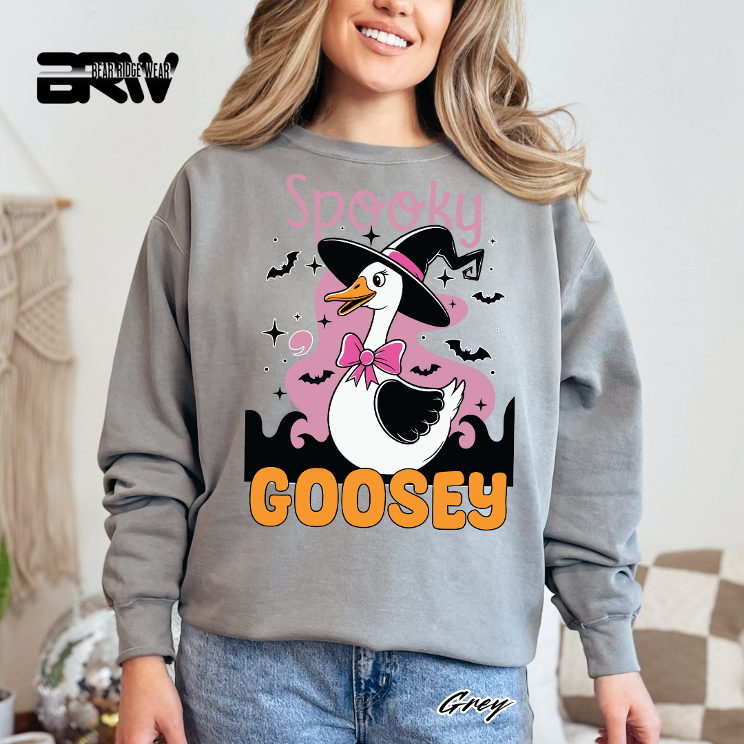 'Spooky Goosey' Fall Crewneck Sweatshirt