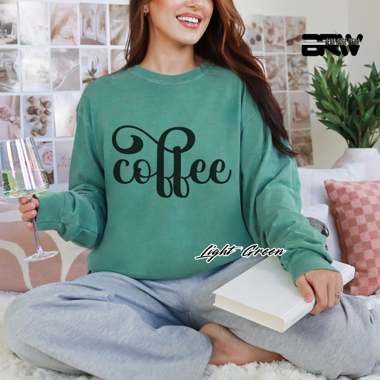 'Coffee' Long-Sleeve Tee