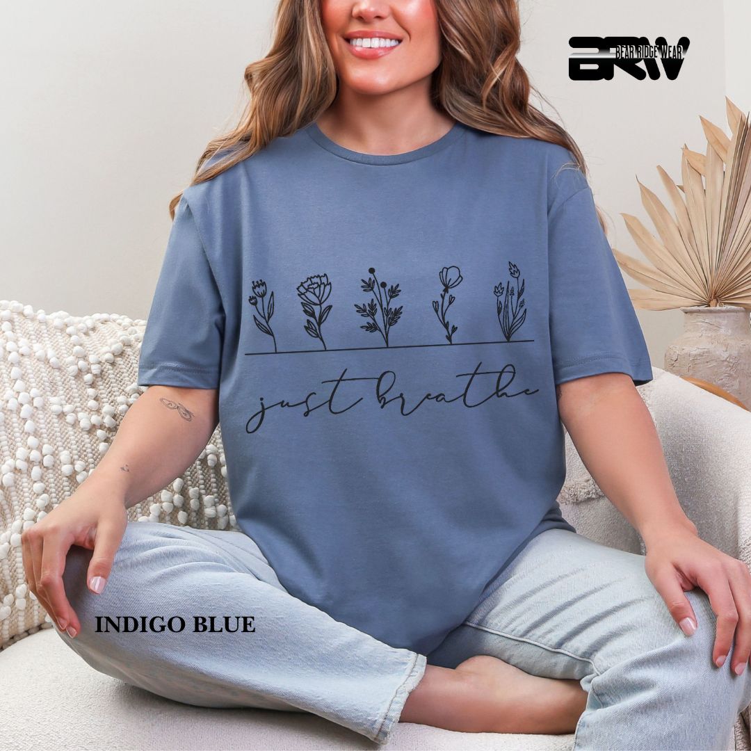 'Just Breathe' Everyday Tee