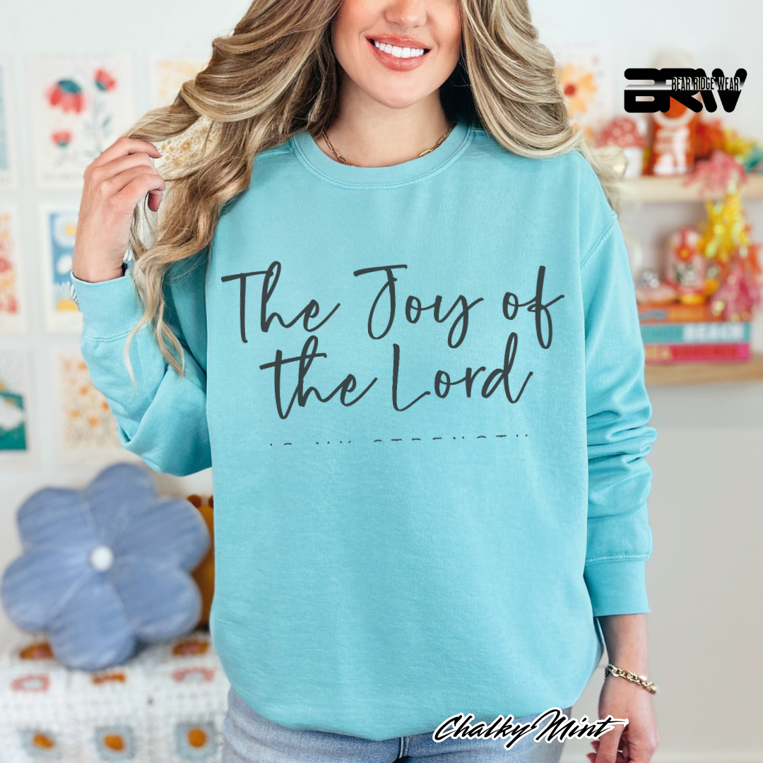 'The Joy Of The Lord Is My Strength' Faith Long-sleeve Tees