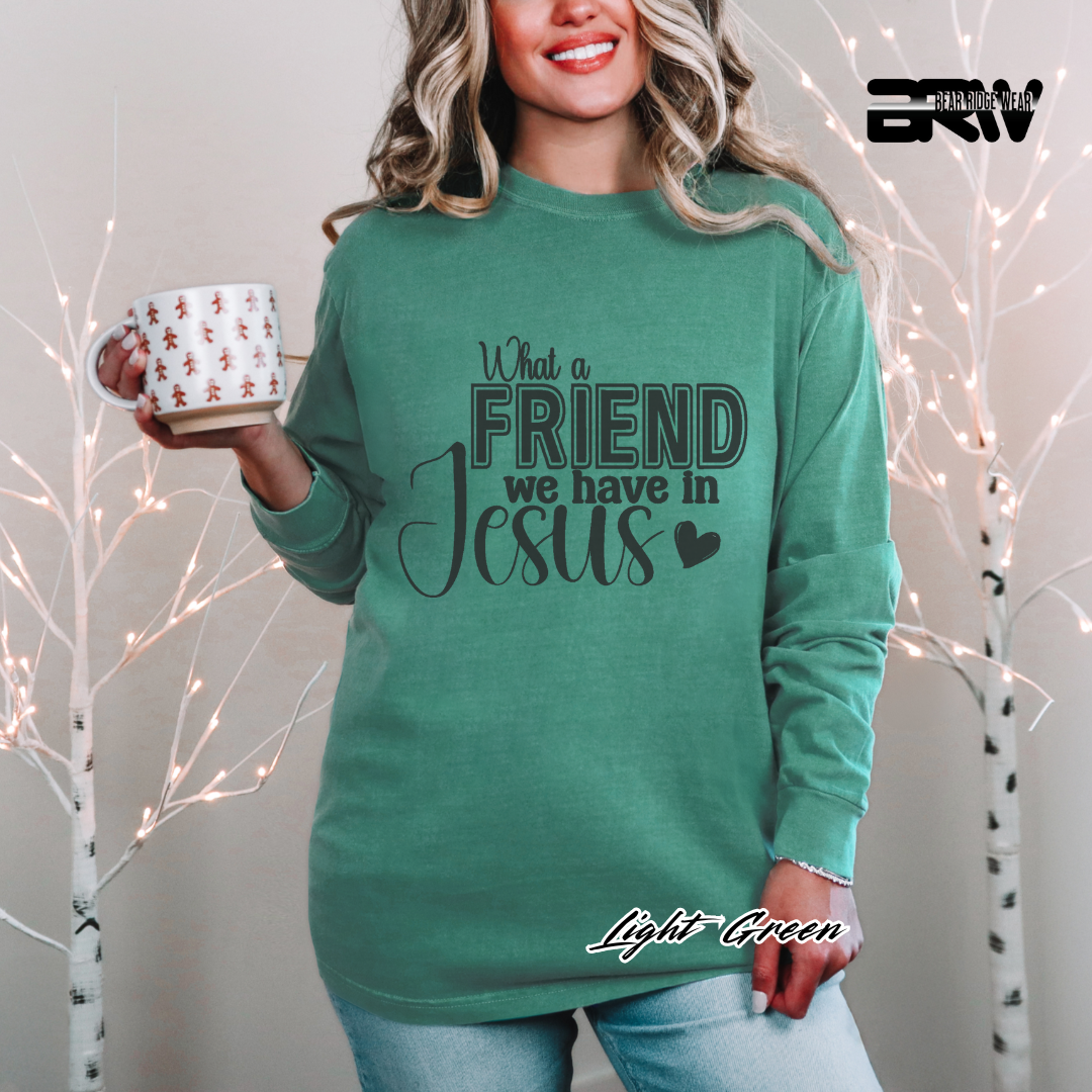 'What A Friend We Have In Jesus' Long-Sleeve Faith Tee