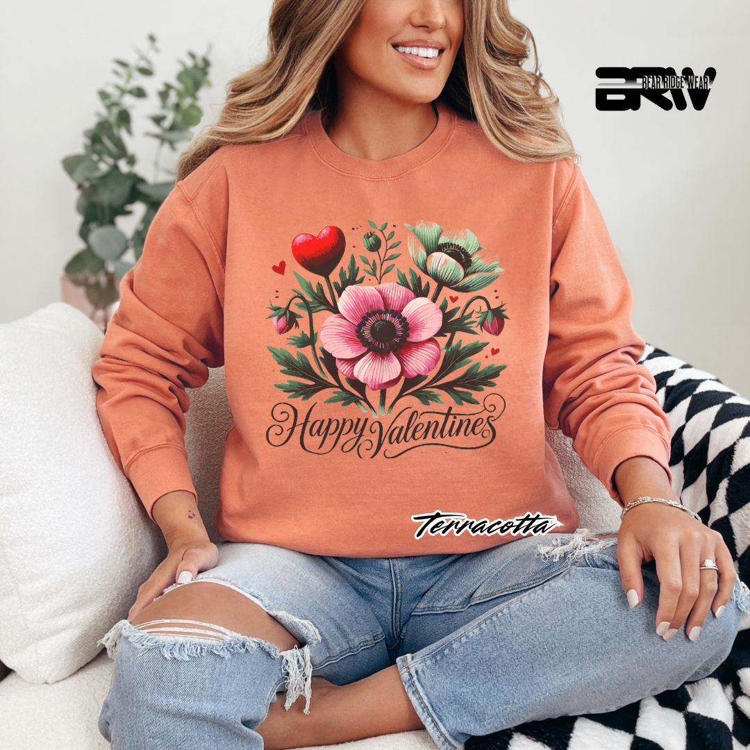 'Happy Valentine's' Long Sleeve Tee
