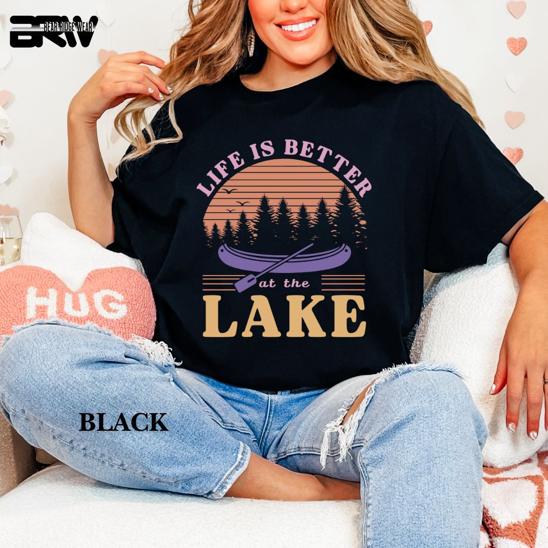 'Life Is Better At The Lake '  Summer Tee