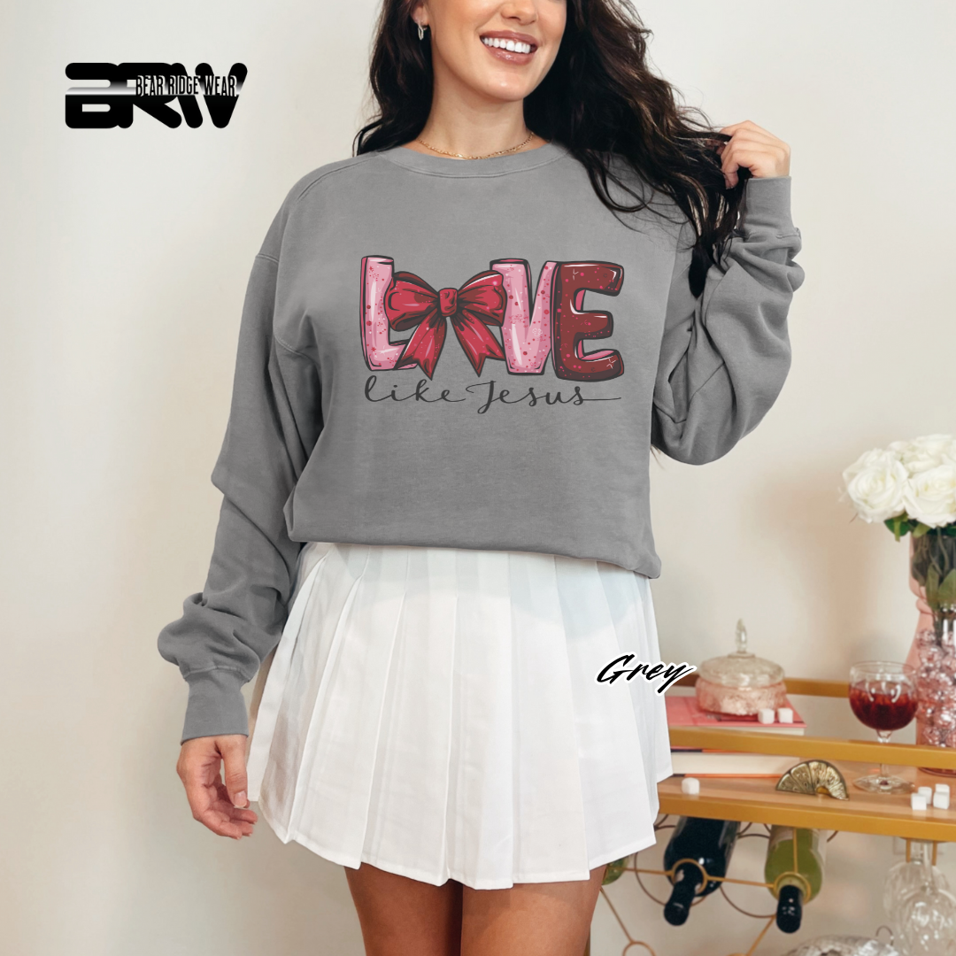 'Love Like Jesus' Crewneck Sweatshirt