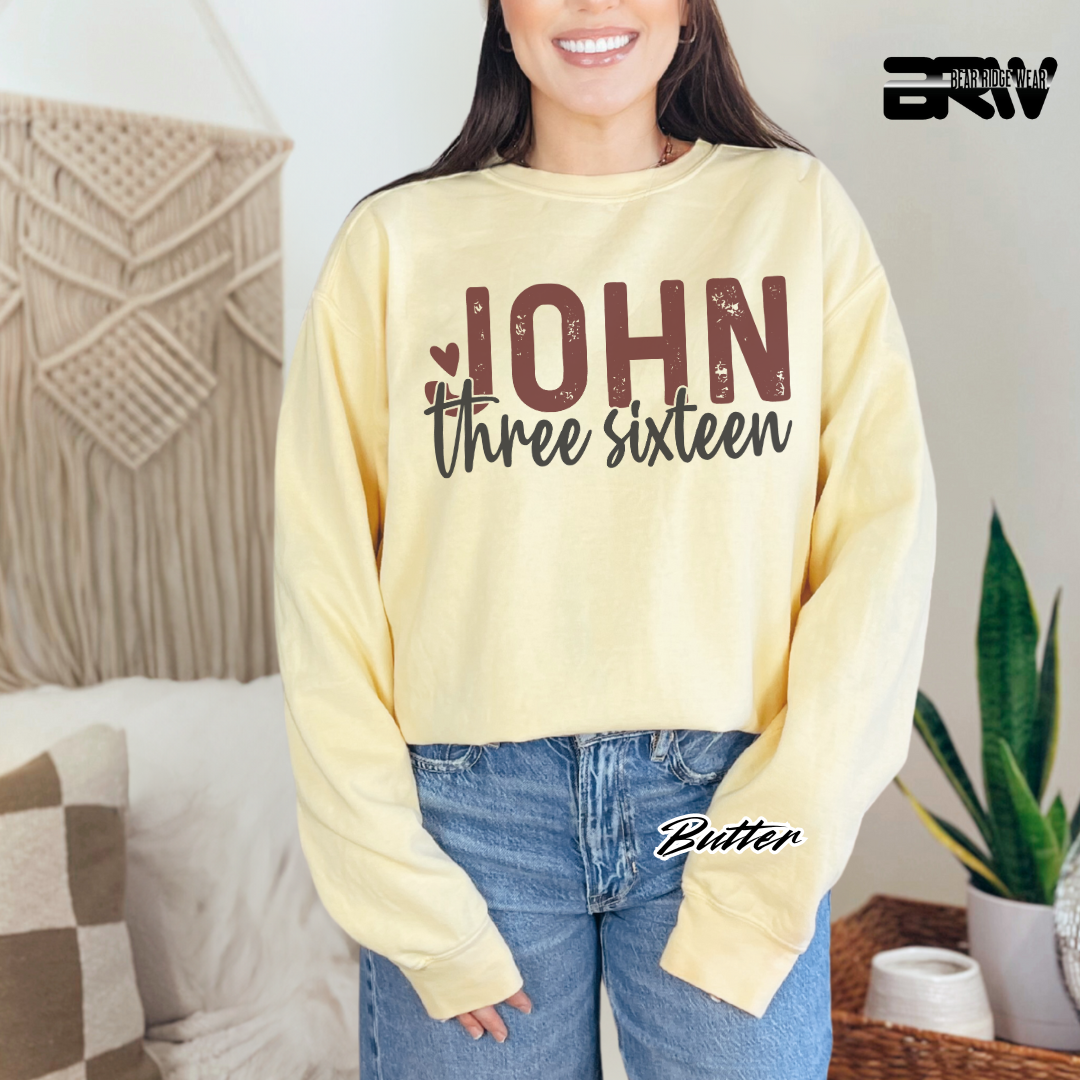 'John Three Sixteen' Faith Long-sleeve Tee
