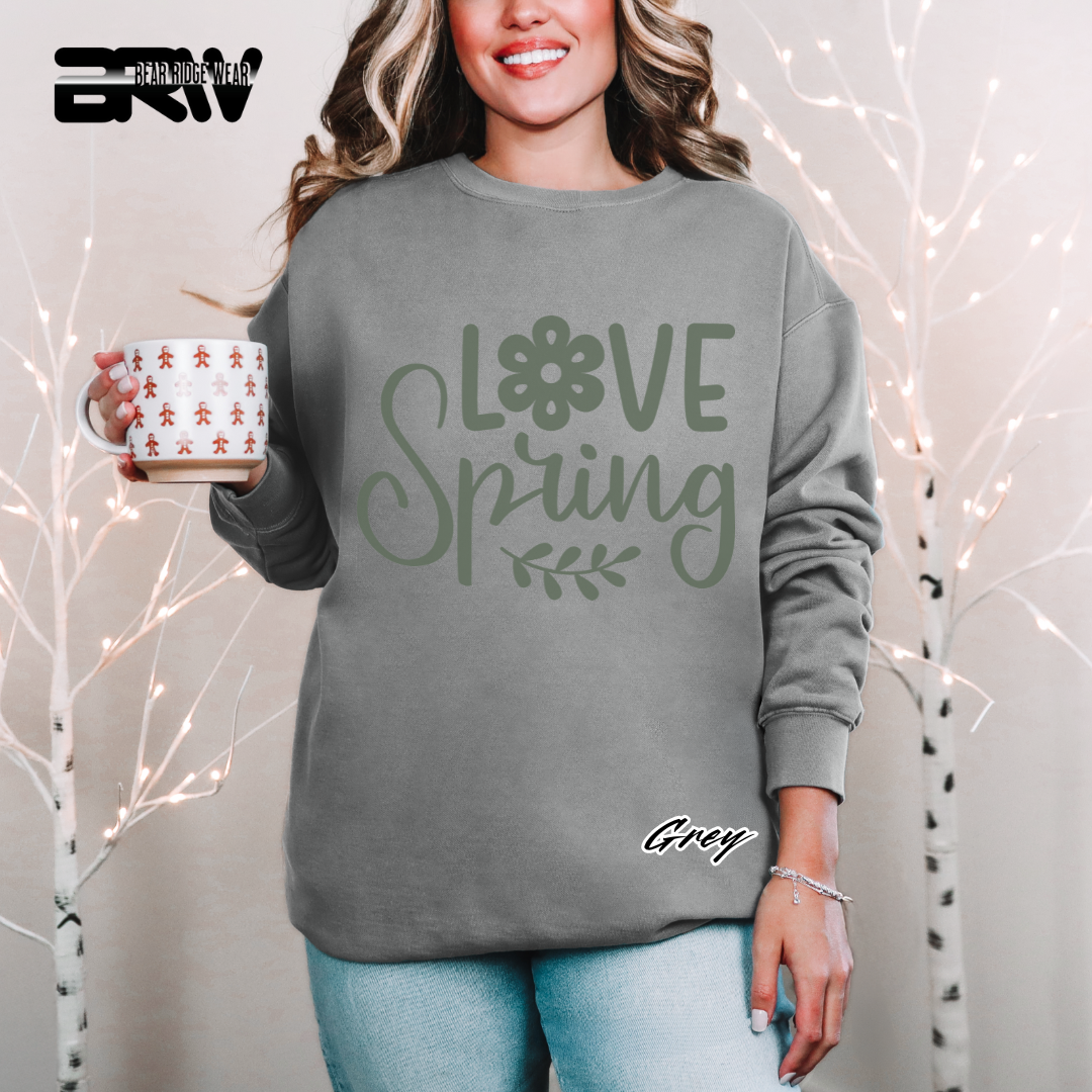 'Love Spring' Crewneck Sweatshirt