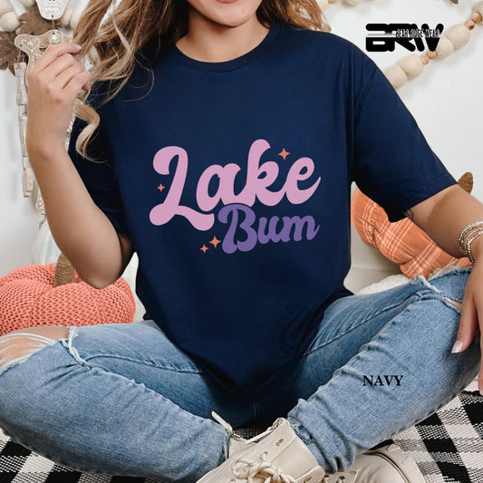 'Lake Bum' 3 Summer Tee