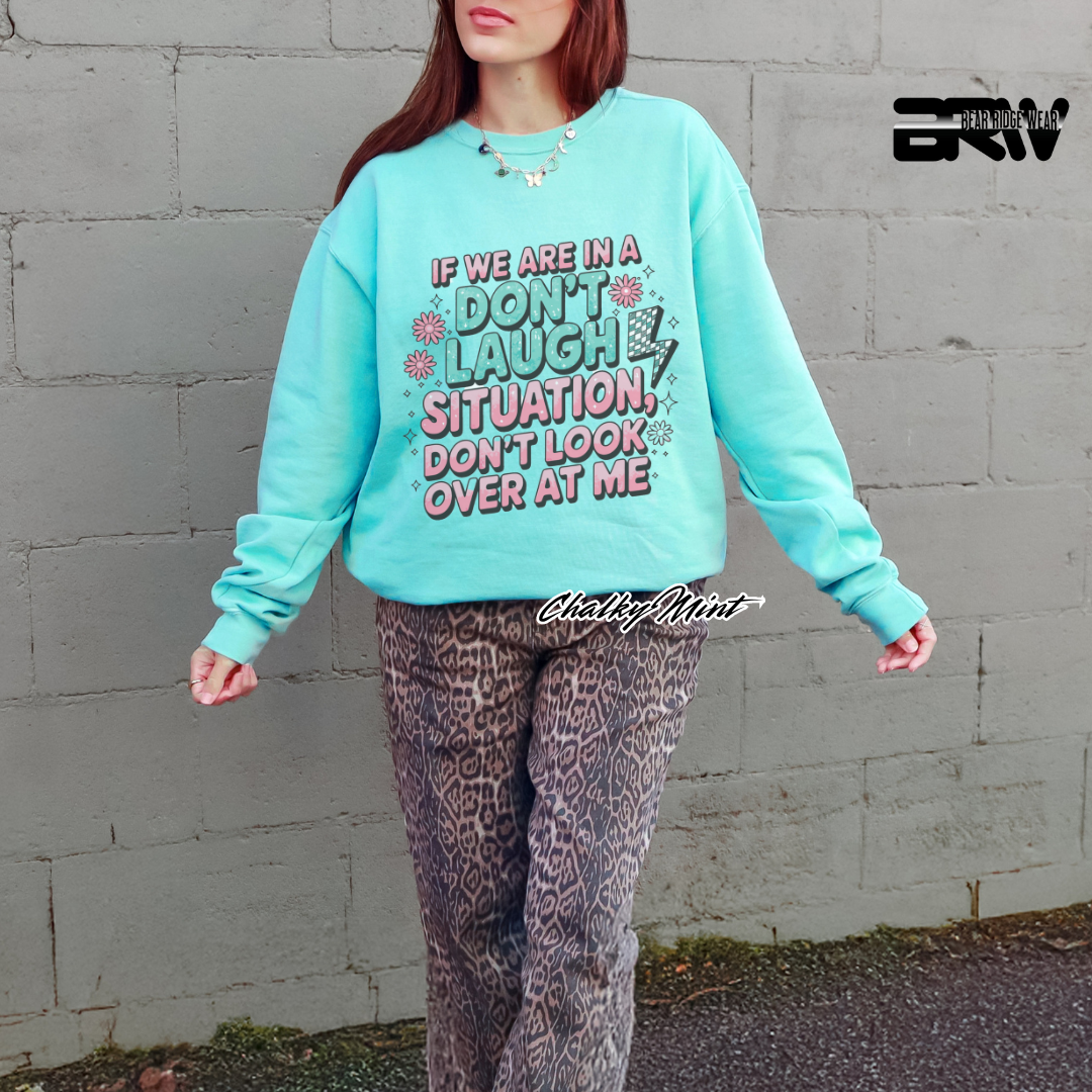 'Don't Laugh Situation' Long-Sleeve Tee