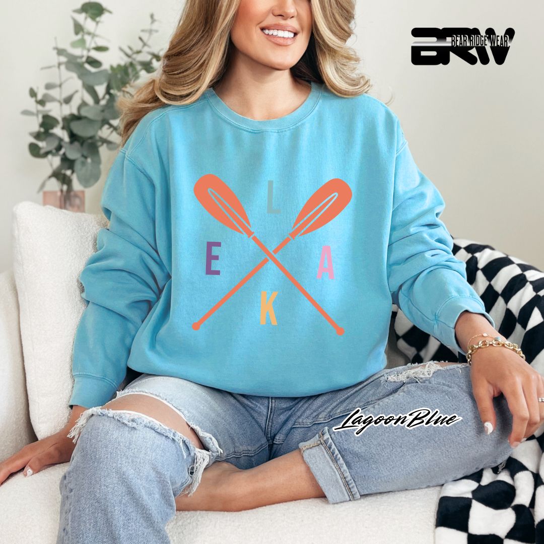'Lake-Oars' Summer Crewneck Sweatshirt