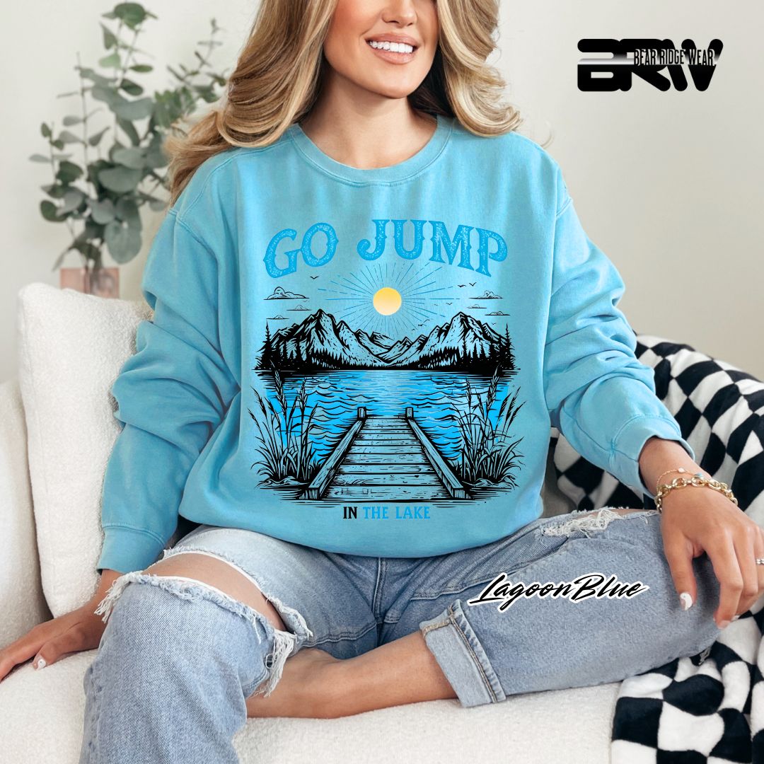 'Go Jump In The Lake' Summer Long Sleeve Tee