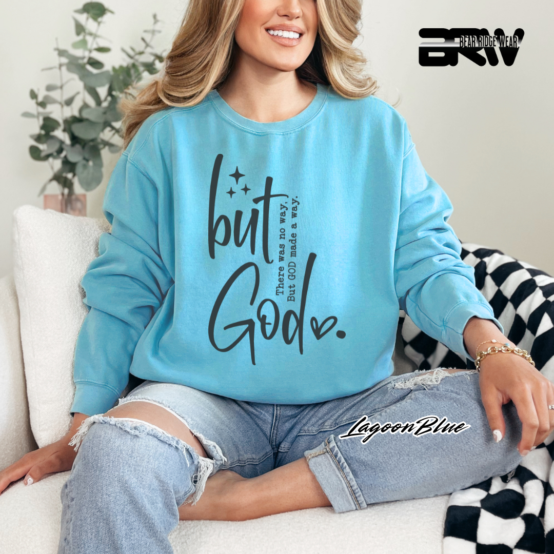 'But God' Faith Long-Sleeve Tee