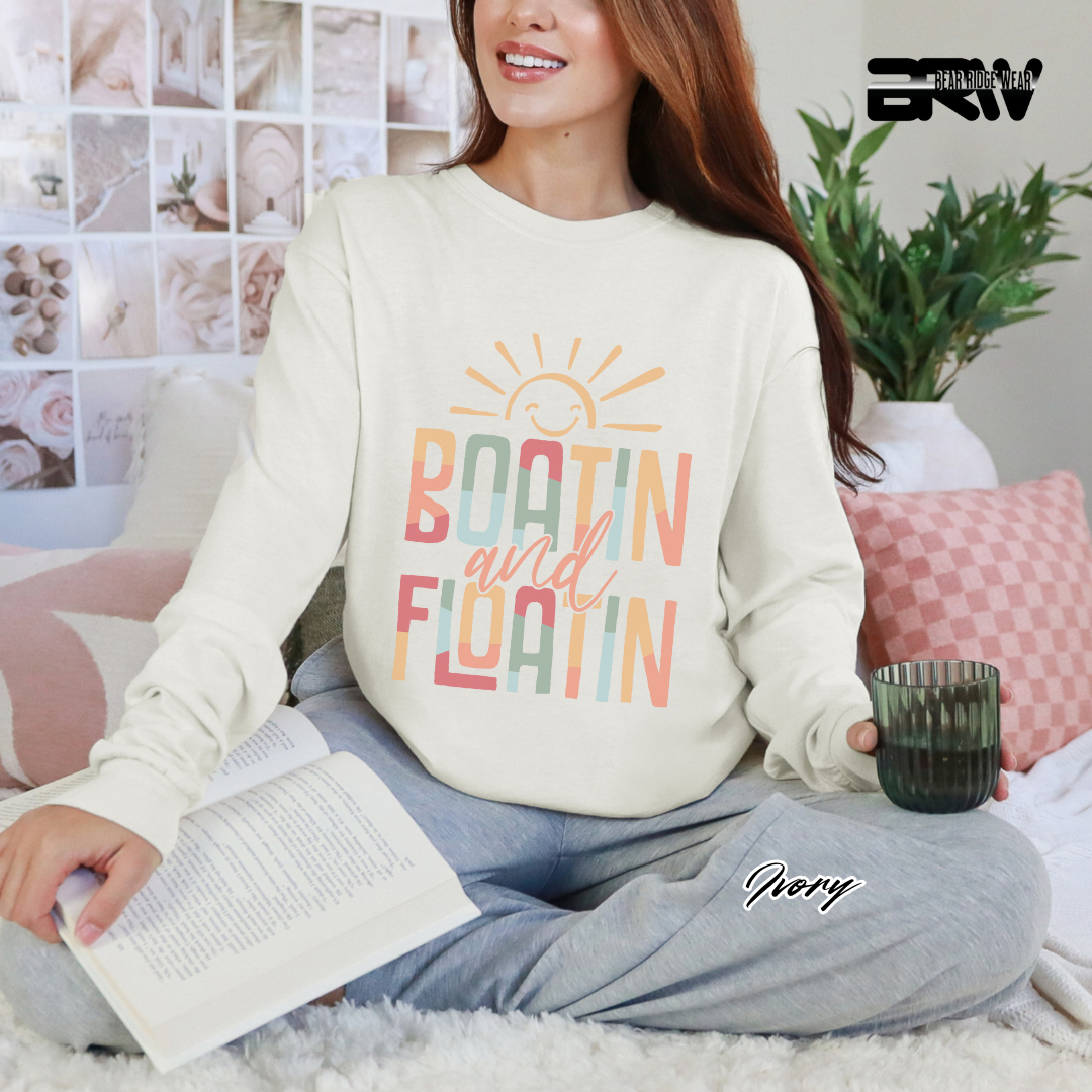 'Boat In and Float In' Long Sleeve Tee