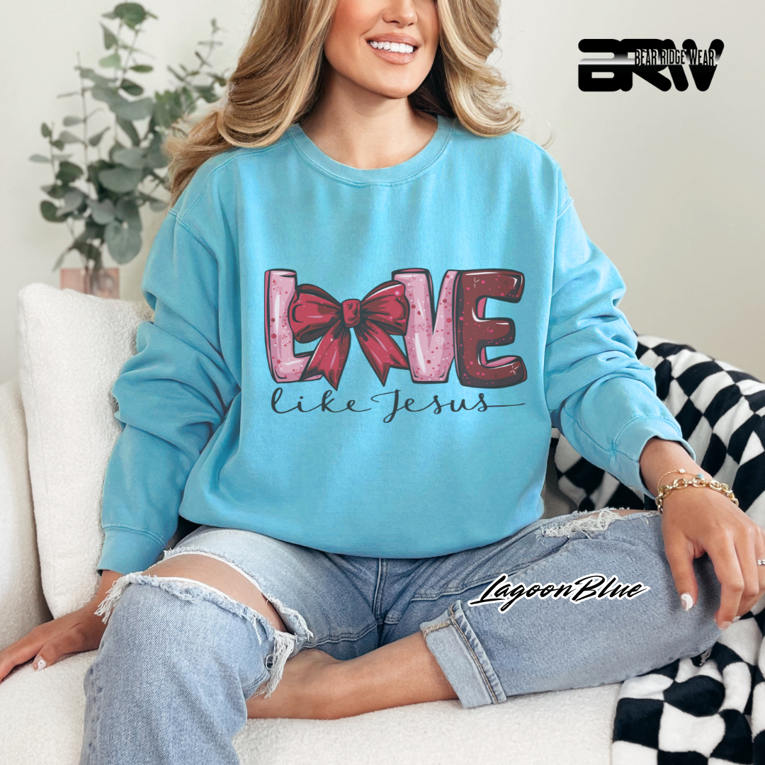 'Love Like Jesus' Crewneck Sweatshirt