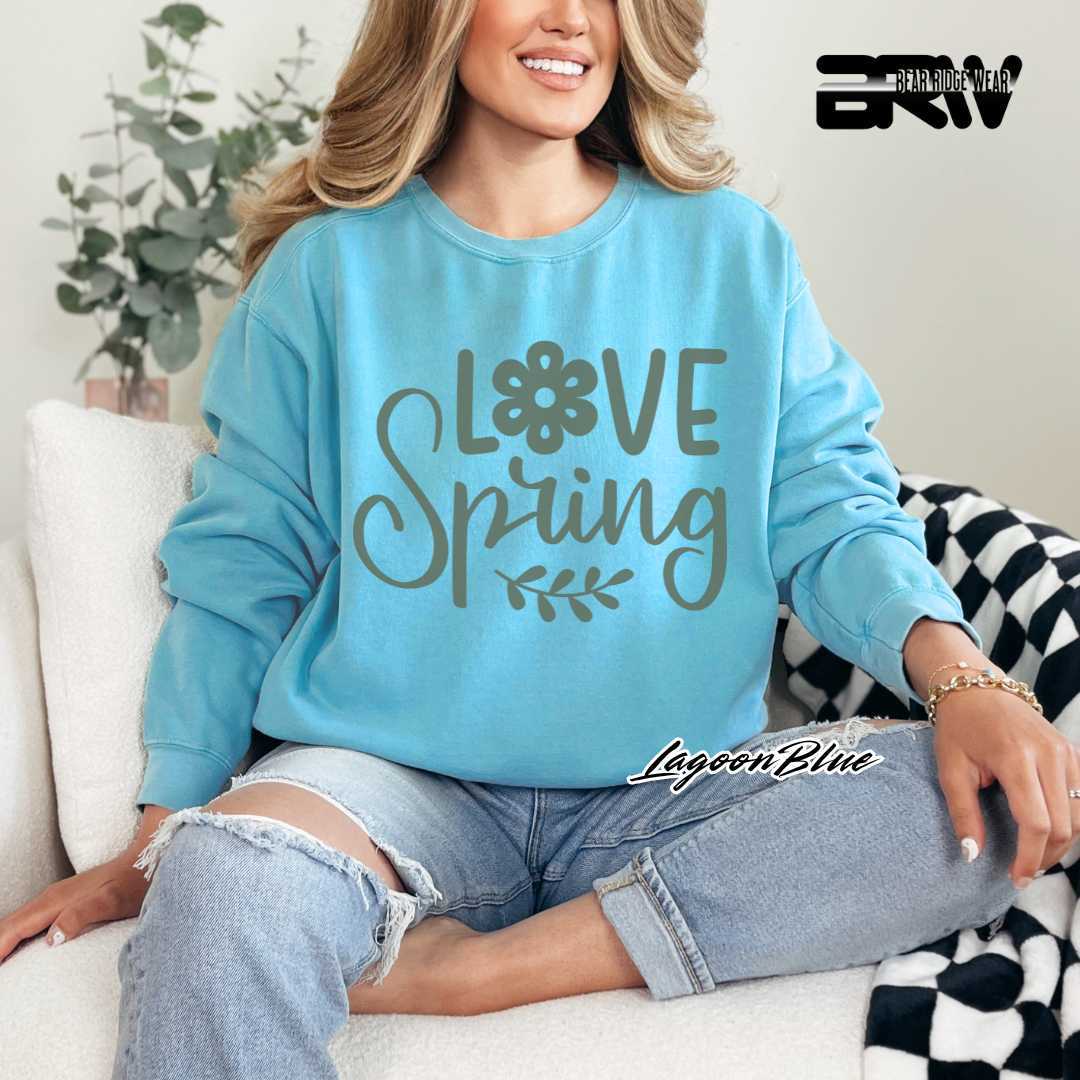 'Love Spring' Crewneck Sweatshirt