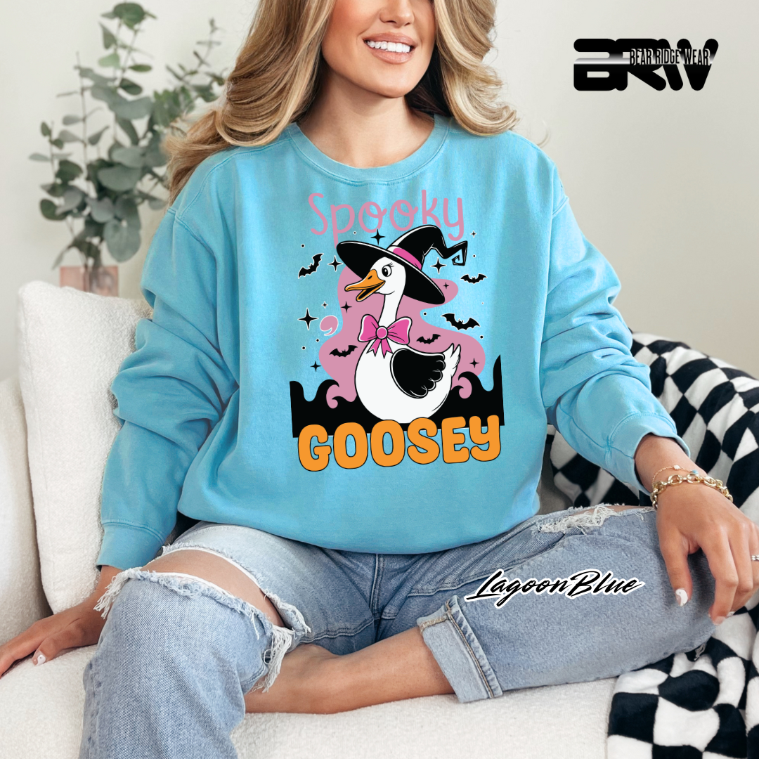 'Spooky Goosey' Fall Crewneck Sweatshirt
