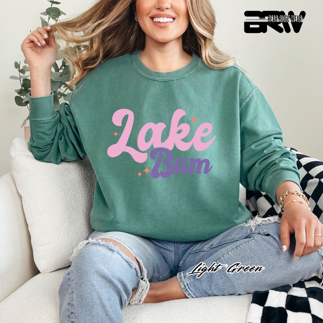 'Lake Bum' Summer Crewneck Sweatshirt