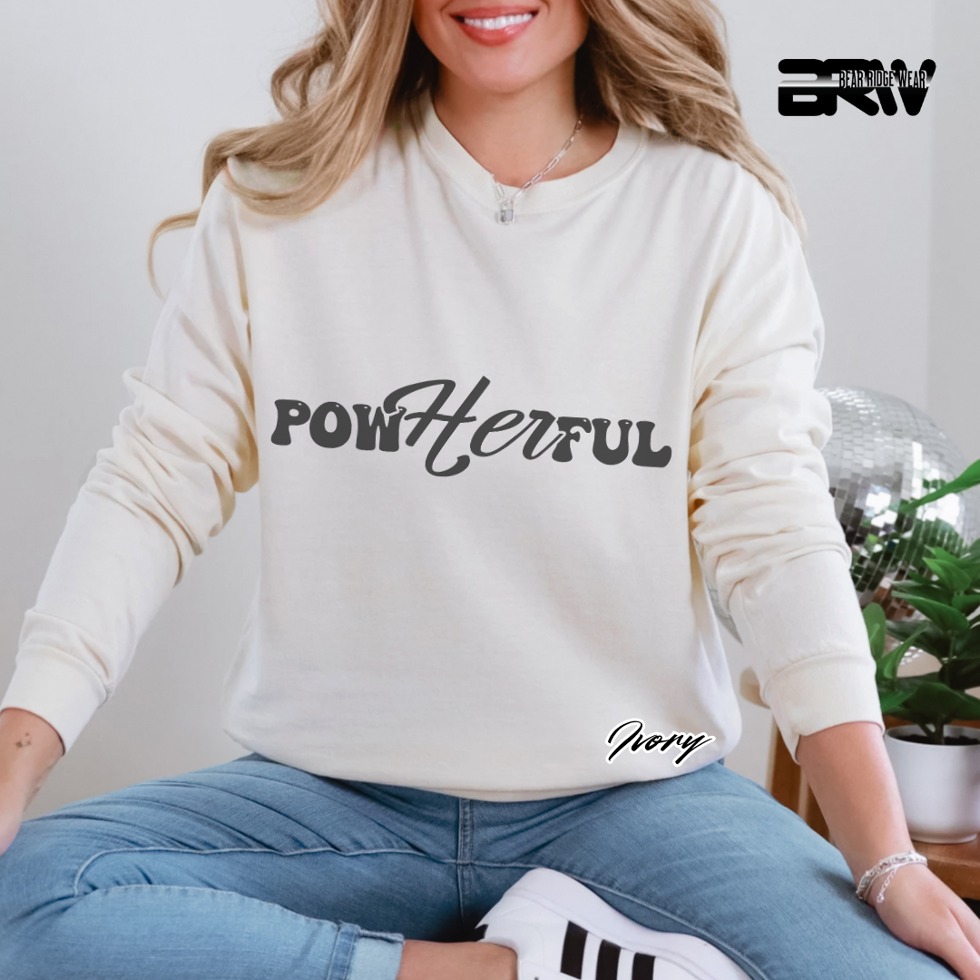 'Powherful' Long Sleeve Faith Tee