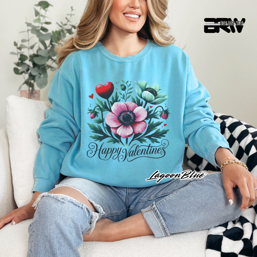 'Happy Valentine's' Long Sleeve Tee