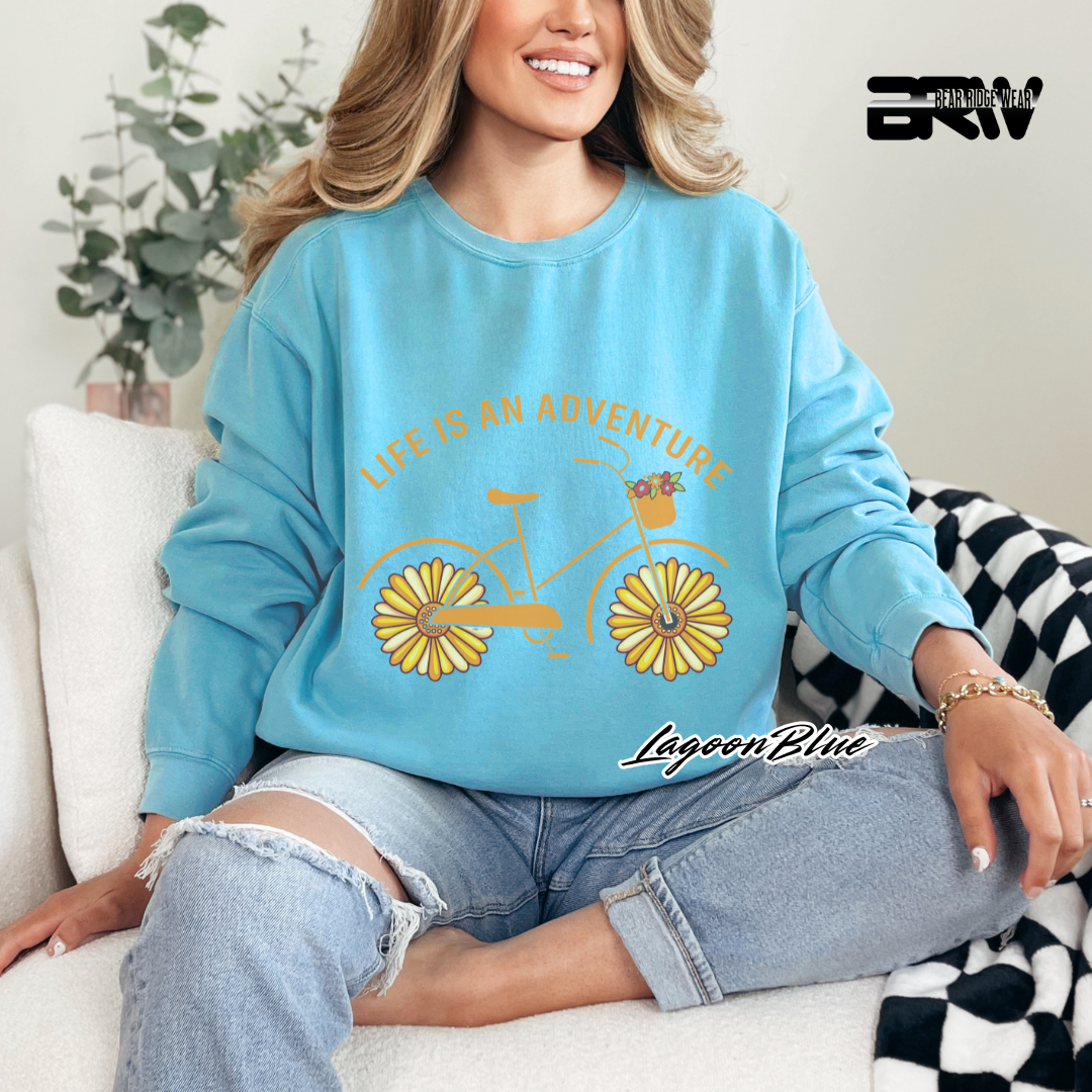 'Life is an adventure' Long Sleeve Tee