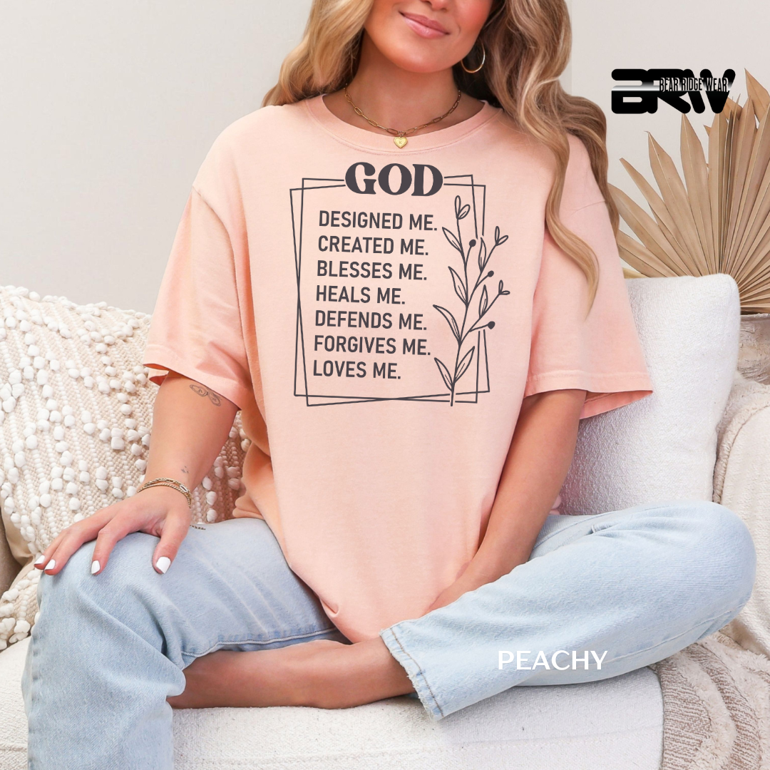'God Designed Me' Faith Tee