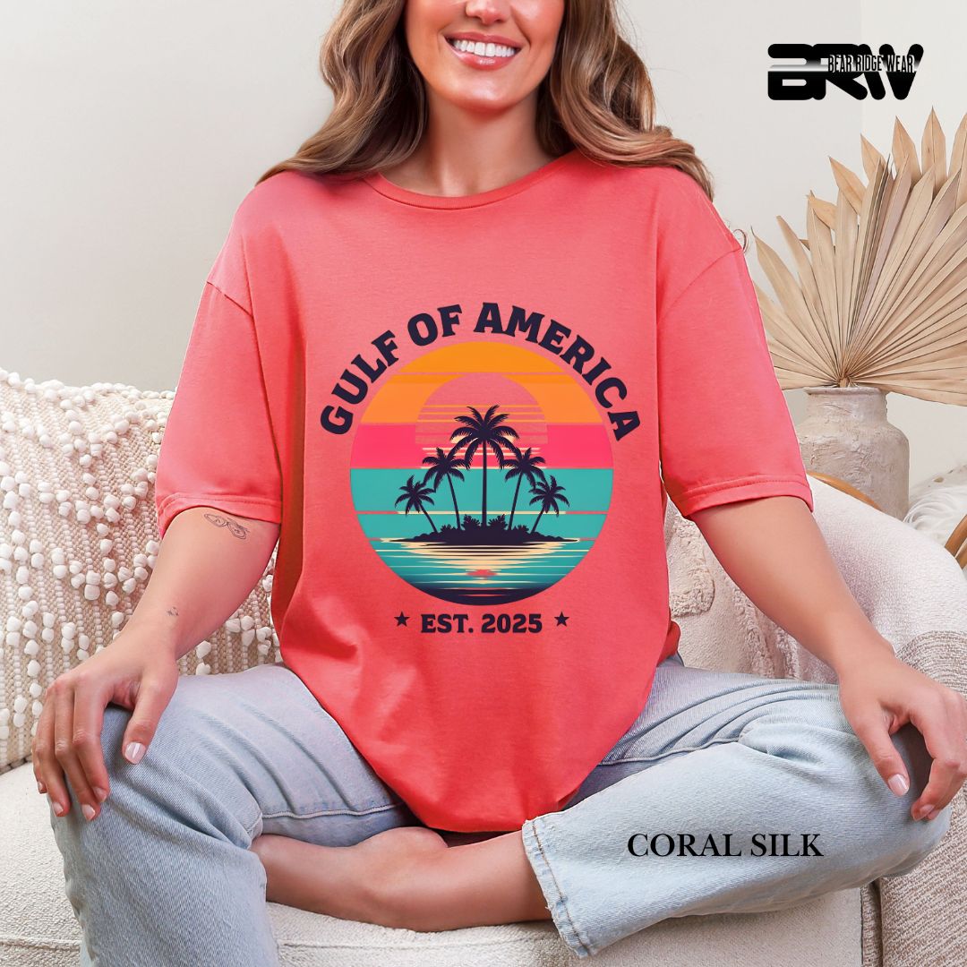 'Gulf Of America-Est. 2025'  Summer Tee