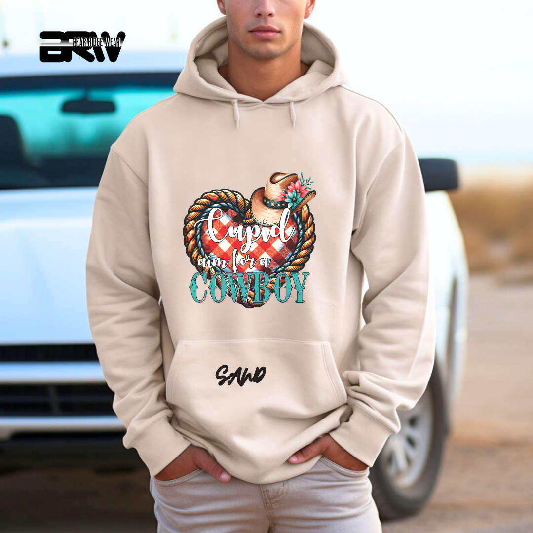 'Cupid Aim for a Cowboy' Hoodie