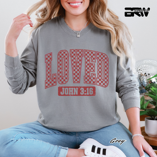 'Loved' Faith Long-Sleeve Tee
