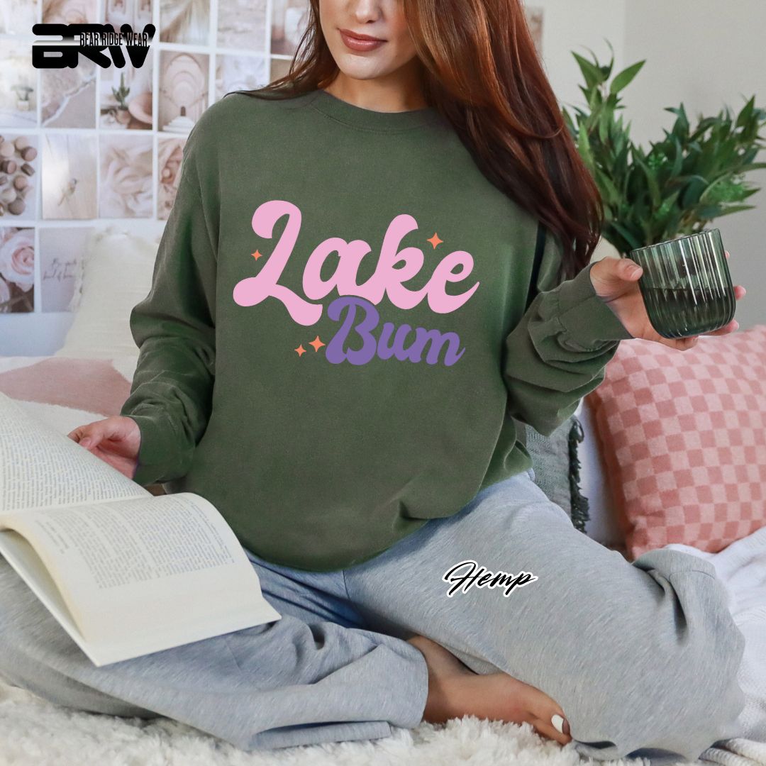 'Lake Bum' Summer Long Sleeve Tee