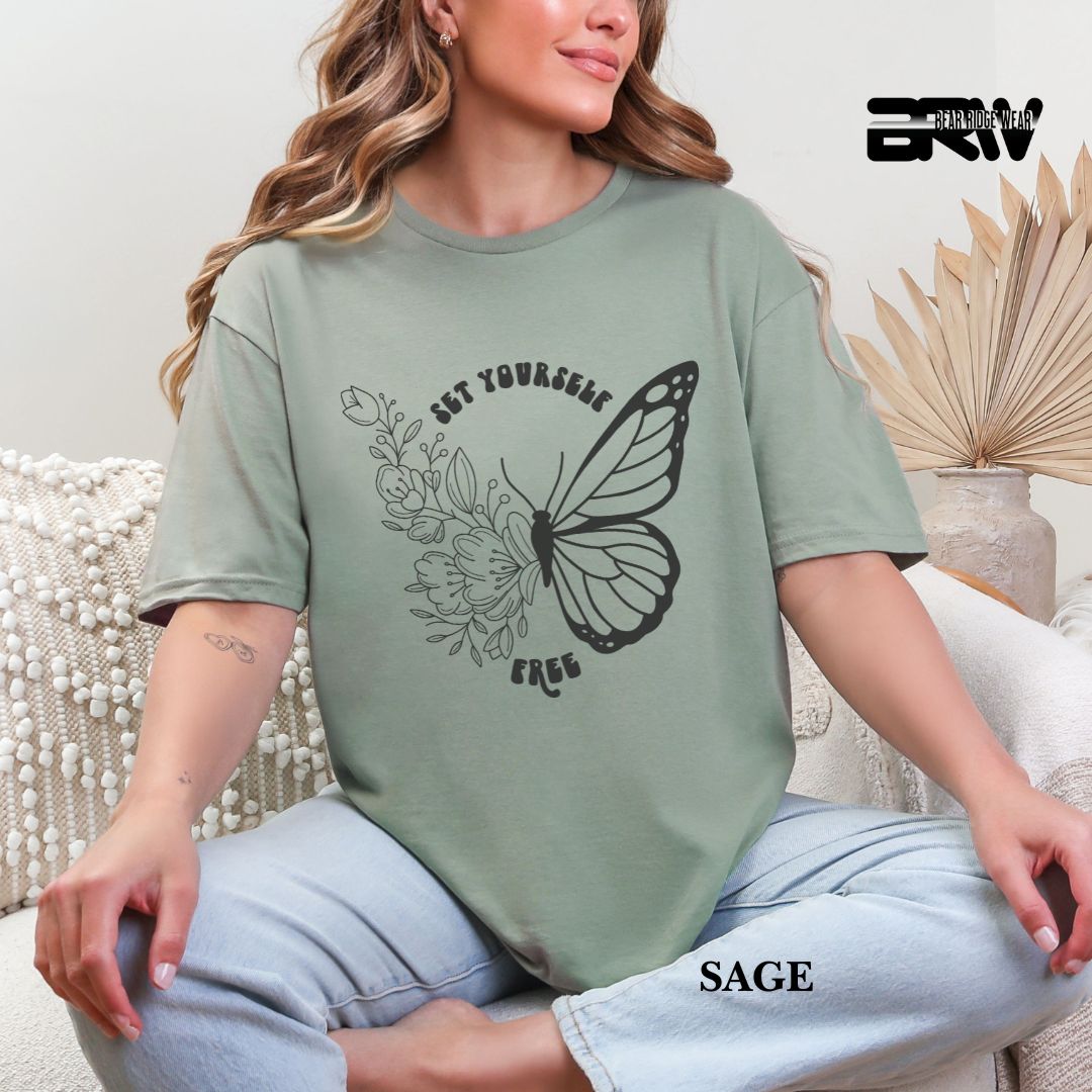 'Set Yourself Free' Spring Tee 3