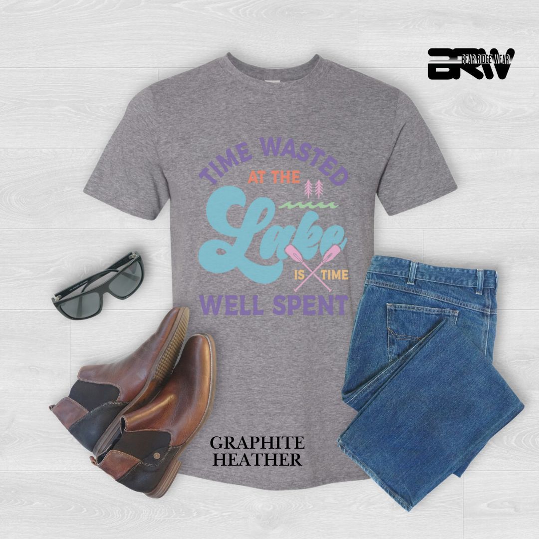 'Time Wasted At The Lake' Summer Tee
