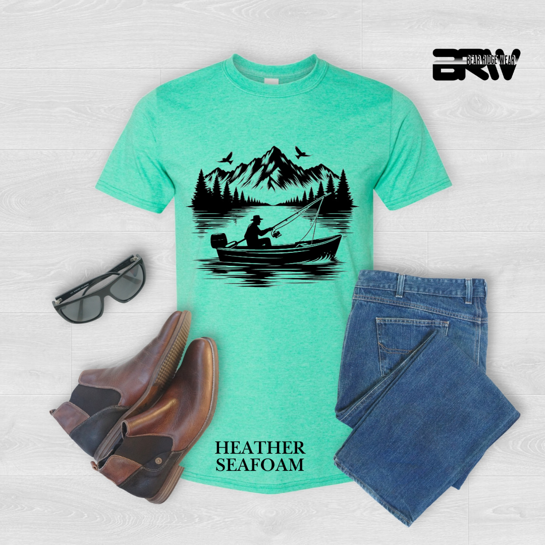 "Boat In the Lake" Tee