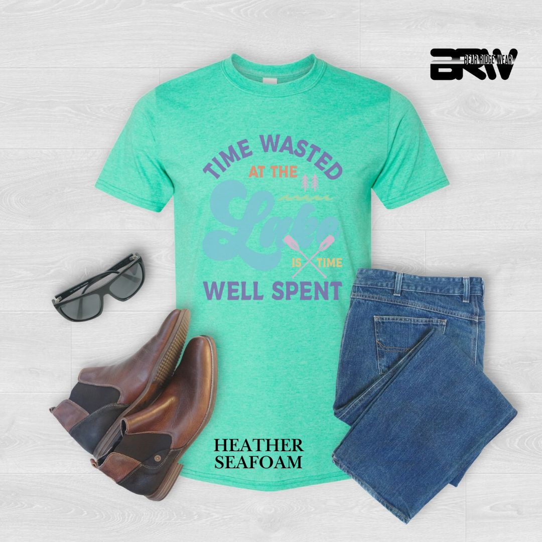 'Time Wasted At The Lake'  Summer Tee
