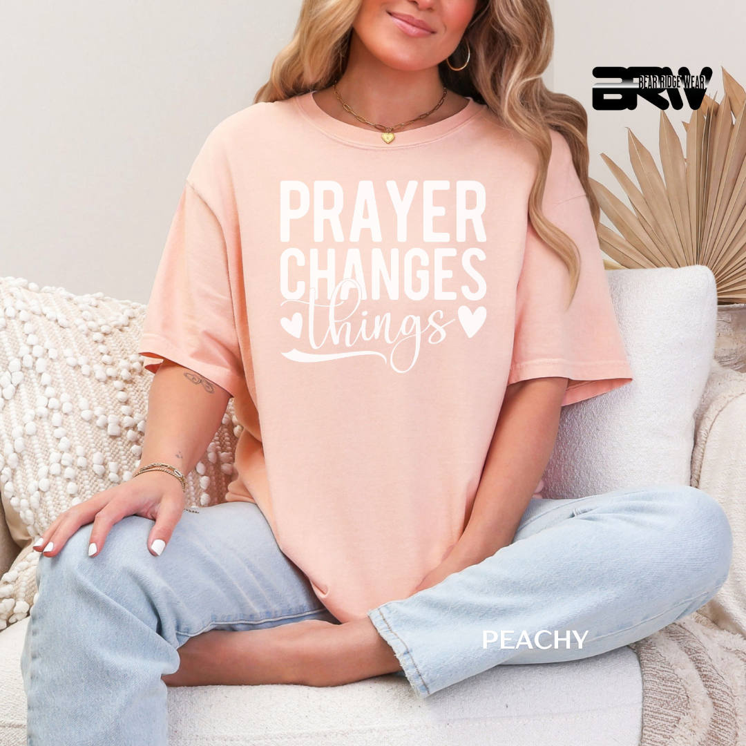 'Prayer Changes Things' Faith Tee