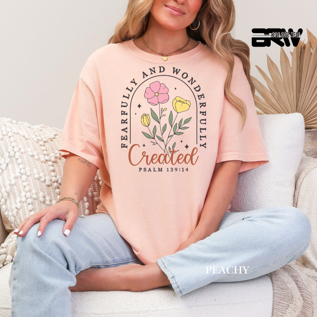 'Fearfully Created' Faith Tee