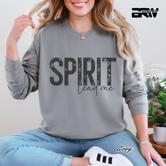 'Spirit Lead Me' Long-Sleeve Faith Tee