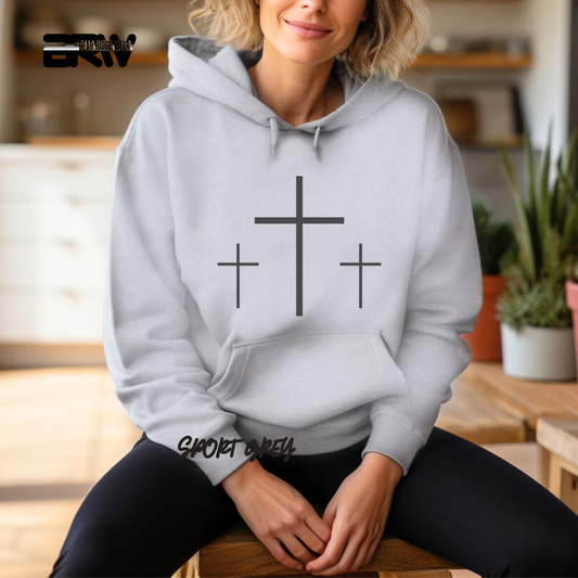 'Three Cross' Faith Hoodies