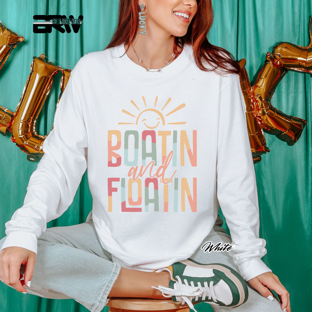 'Boat In and Float In' Long Sleeve Tee