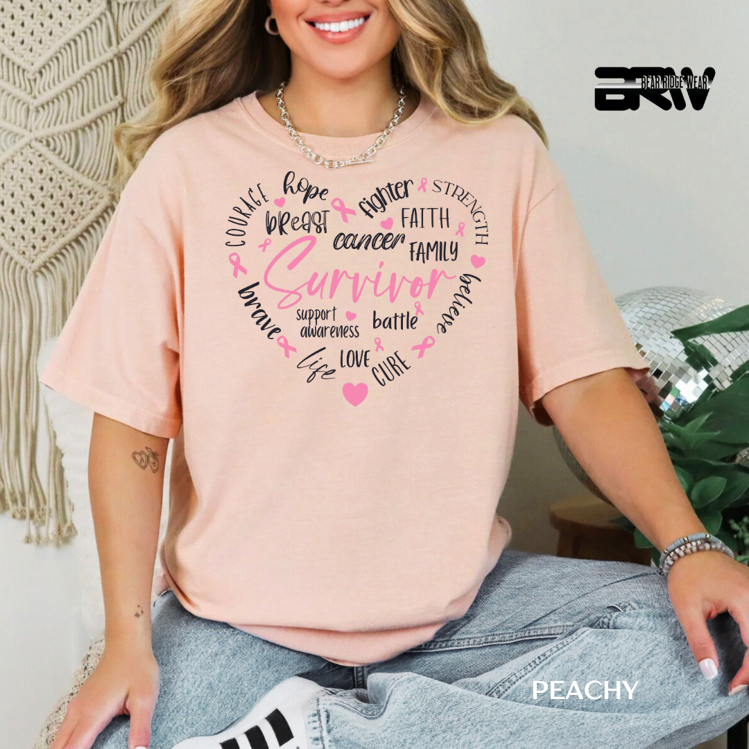 'Survivor Heart' Awareness Tee